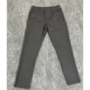 BLYT Premium  Basics Everday Pants Men's Dark Gray Slim Fit Mid Rise Size 32